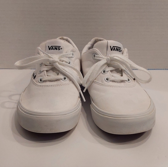 VANS DOHENY TRIPLE WHITE 8W PRE-OWNED - Picture 2 of 4